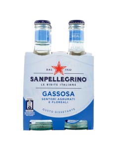 Gazosa San Pellegrino - confezione 4 bott. 20 cl