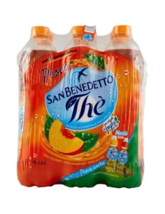 Thè S. Benedetto Pesca - Confezione 6 bott. 1,5 lt