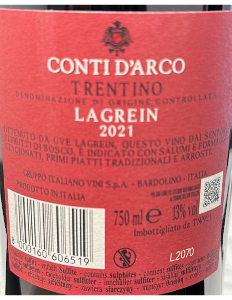 Lagrein - Cantina Conti d'Arco